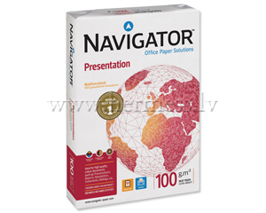 Augstas kvalittes biroja paprs, balts, Navigator Presentation, A4, 100 g/m